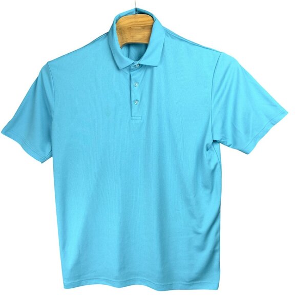 Callaway Golf Polo Shirt Mens XL Light Blue Opti-Dri Performance - Picture 1 of 8